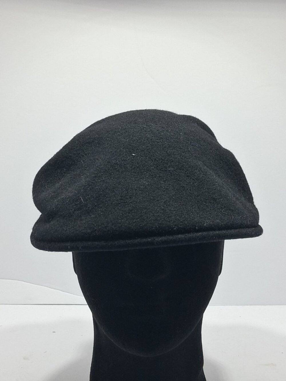 Y2k Vintage Kangol 100% Wool Black Flat Cap Hat